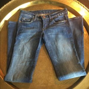 Chip and Pepper Low Rise Flare Jeans Walk of Shame